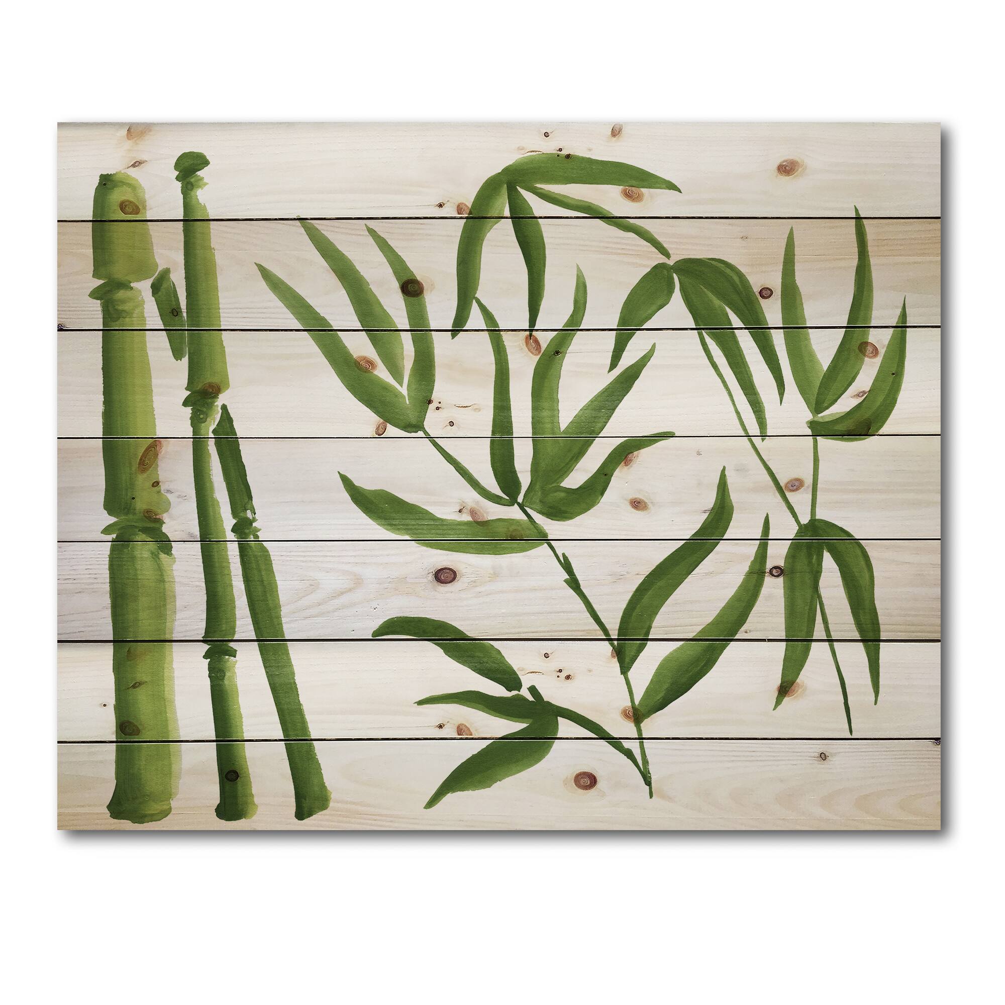 Designart - Bamboo Branches In The Forest IV